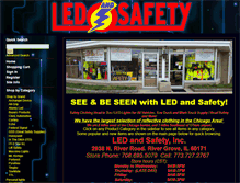Tablet Screenshot of ledandsafety.com